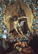 Lucas  Cranach The Trinity Germany oil painting artist